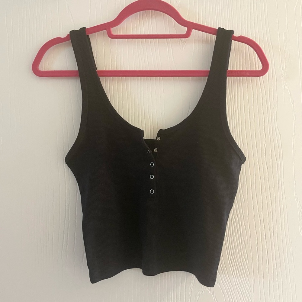 NWOT Abercrombie Henley Tank Top